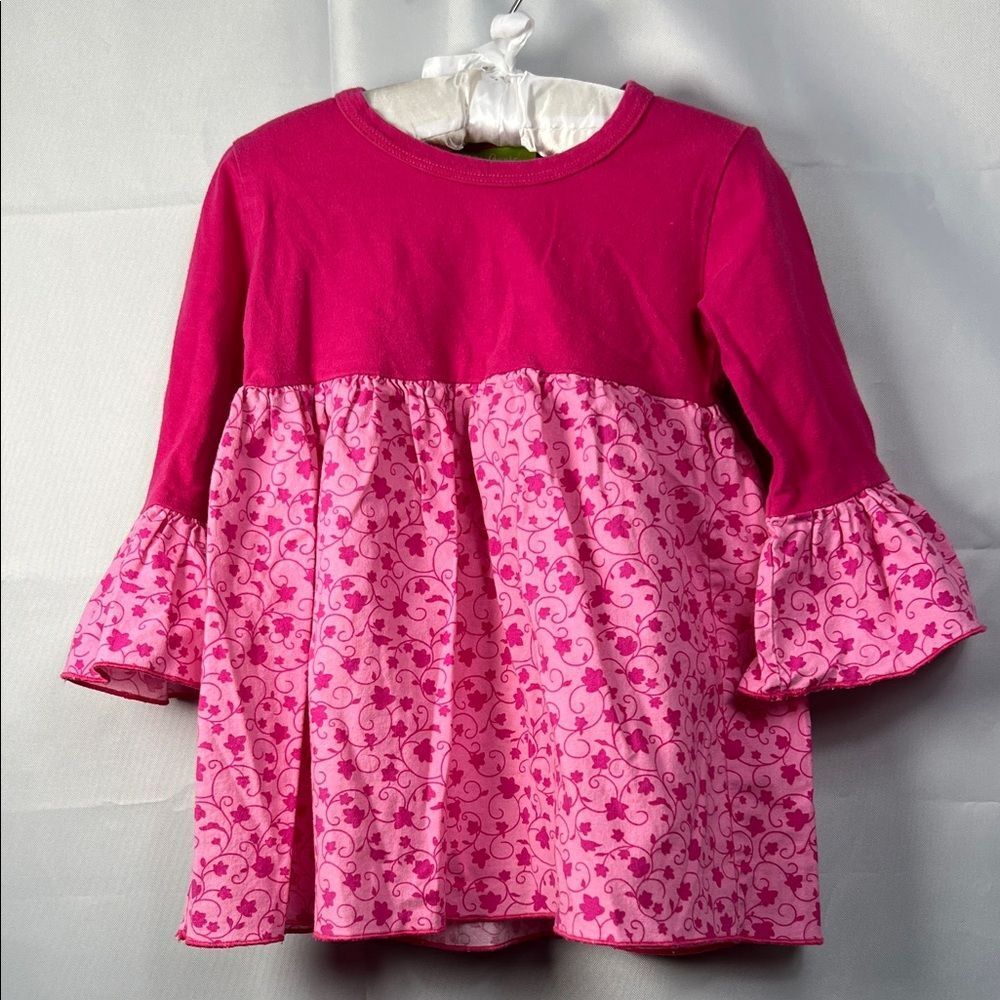Classic Whimsy pink floral dress size 2T - Picture 2 of 12